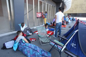 FOTO DE PEDRO URRESTI PARA DEPORTES. TAQUILLA SAN MAMES